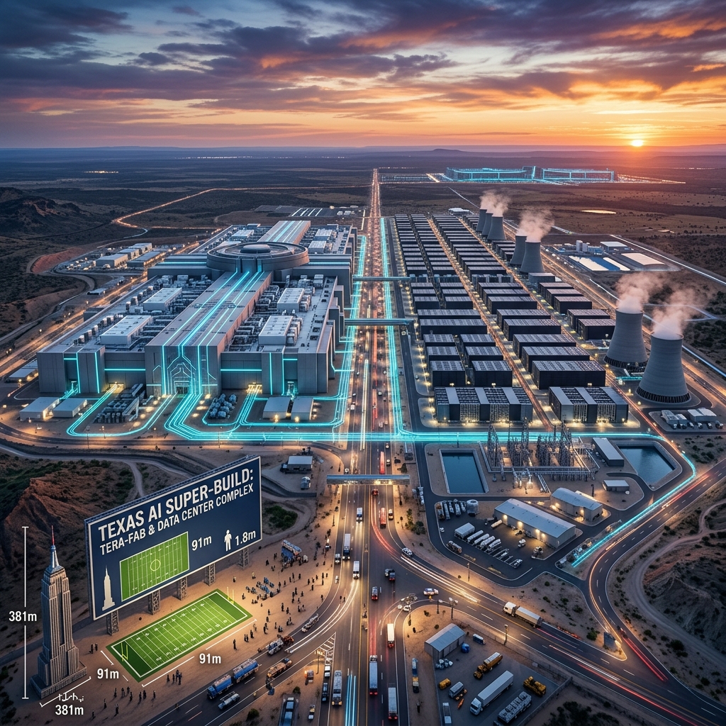 The Texas AI Super-Build: Data Centers, Terafab, and the Greatest Industrial Project in American History